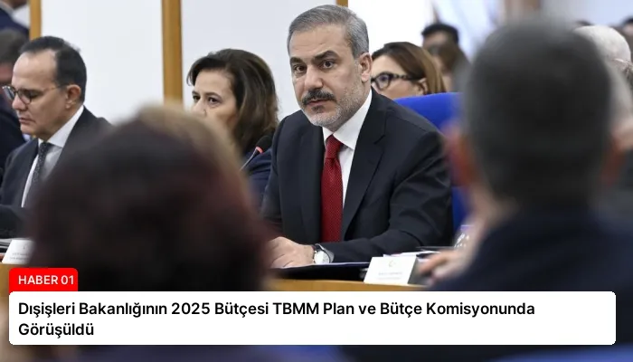 Dışişleri Bakanlığının 2025 Bütçesi TBMM Plan ve Bütçe Komisyonunda Görüşüldü