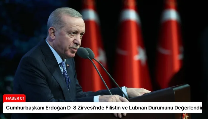 Cumhurbaşkanı Erdoğan D-8 Zirvesi’nde Filistin ve Lübnan Durumunu Değerlendirdi