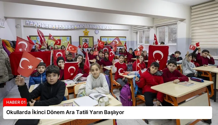 Okullarda İkinci Dönem Ara Tatili Yarın Başlıyor