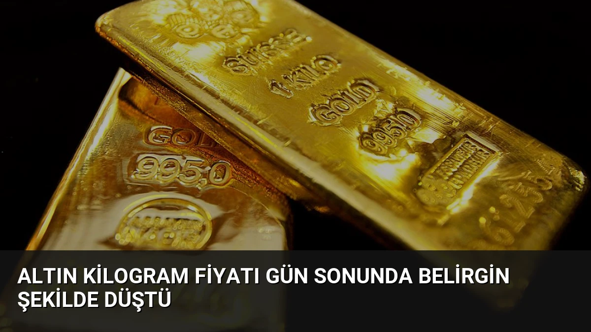 Altın Kilogram Fiyatı Gün Sonunda Belirgin Şekilde Düştü