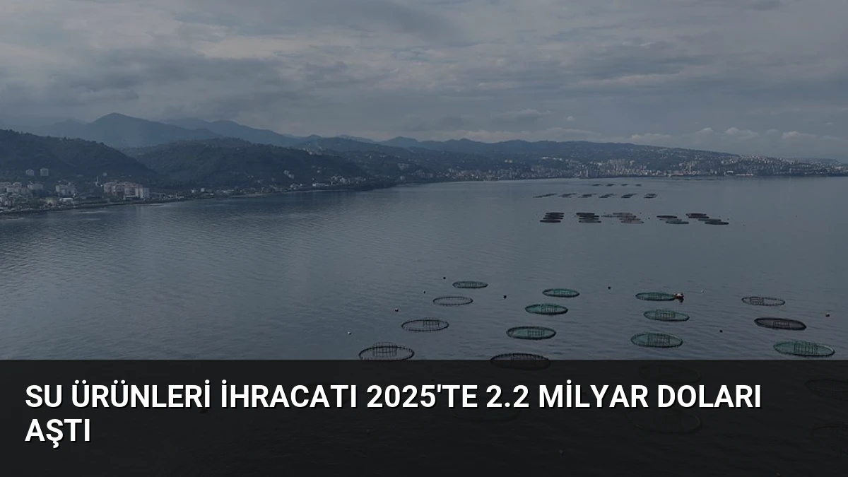 Su Ürünleri İhracatı 2025’te 2.2 Milyar Doları Aştı