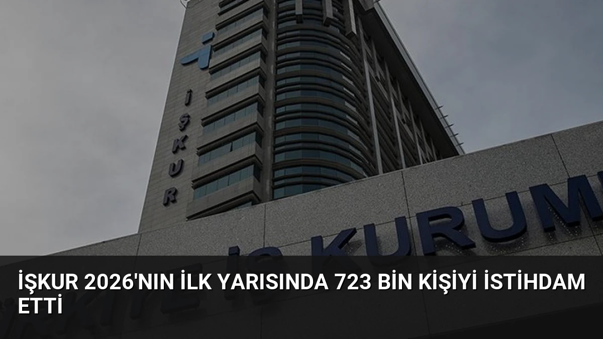 İŞKUR 2026’nın İlk Yarısında 723 Bin Kişiyi İstihdam Etti