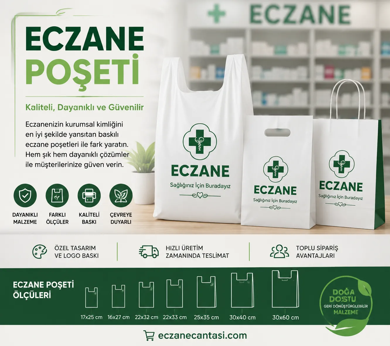 Eczane Poşeti Seçiminde Kalite ve Kurumsal Kimliğin Önemi