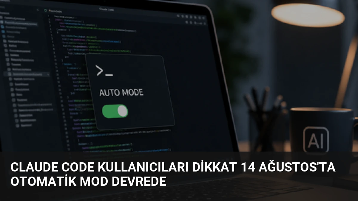 Claude Code Kullanıcıları Dikkat 14 Ağustos’ta Otomatik Mod Devrede