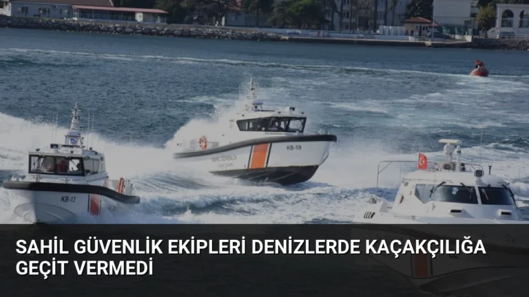 Sahil Güvenlik Ekipleri Denizlerde Kaçakçılığa Geçit Vermedi