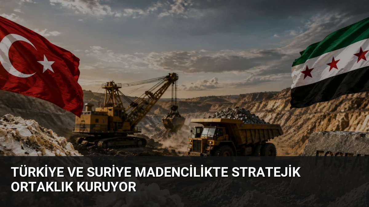 Türkiye ve Suriye Madencilikte Stratejik Ortaklık Kuruyor