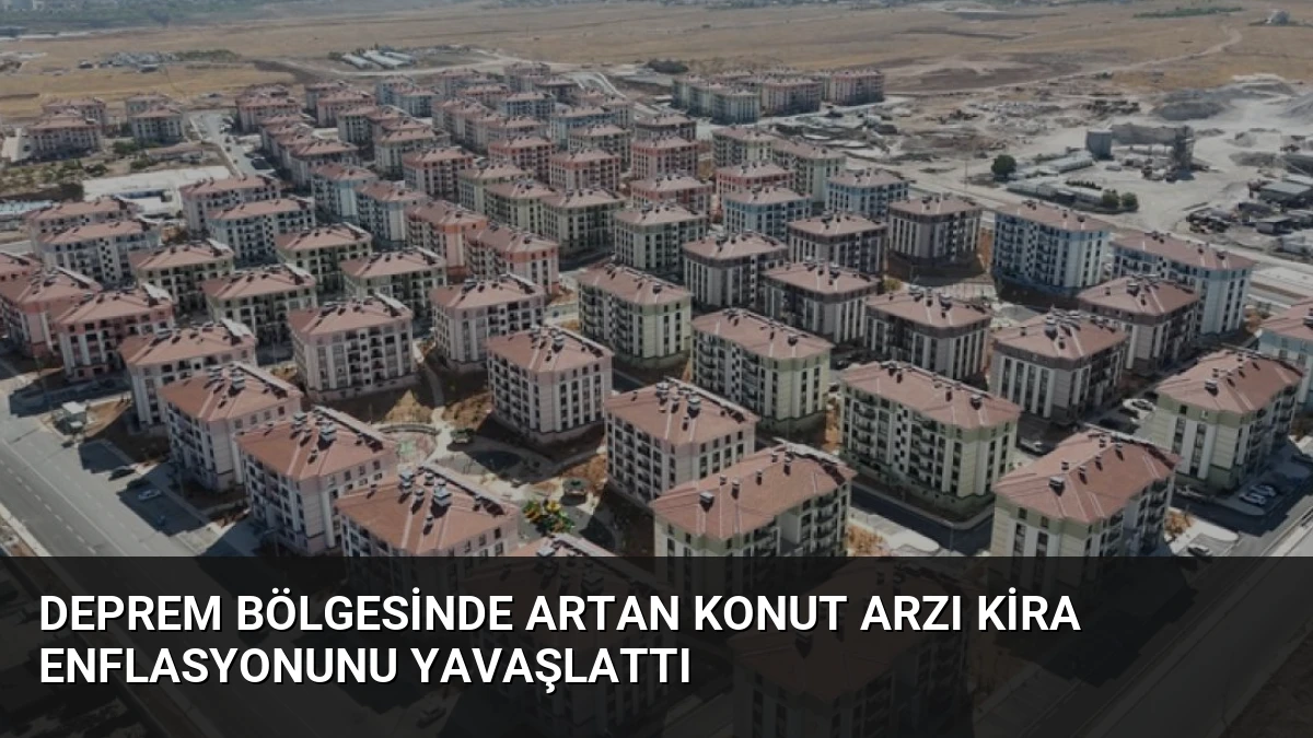 Deprem Bölgesinde Artan Konut Arzı Kira Enflasyonunu Yavaşlattı