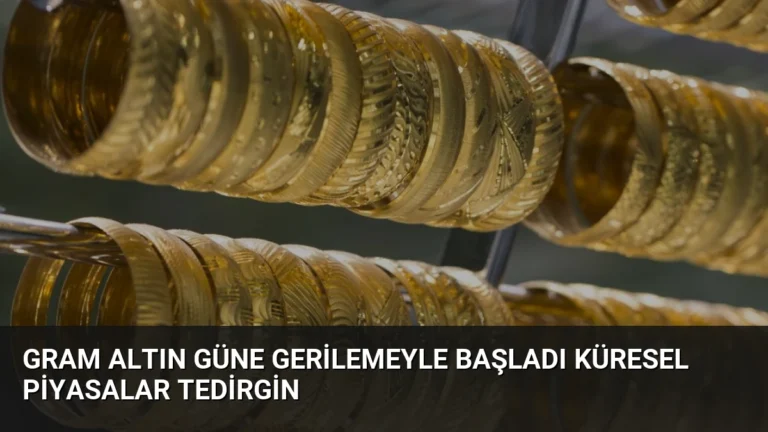 Gram Altın Güne Gerilemeyle Başladı Küresel Piyasalar Tedirgin