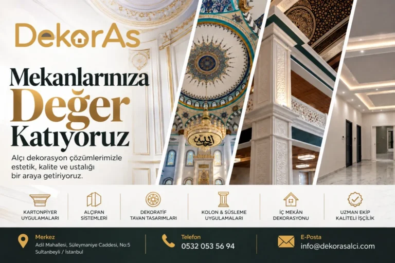 Profesyonel Alçıpan Ustası ile Mekânlarda Kusursuz Tasarımın Sırları