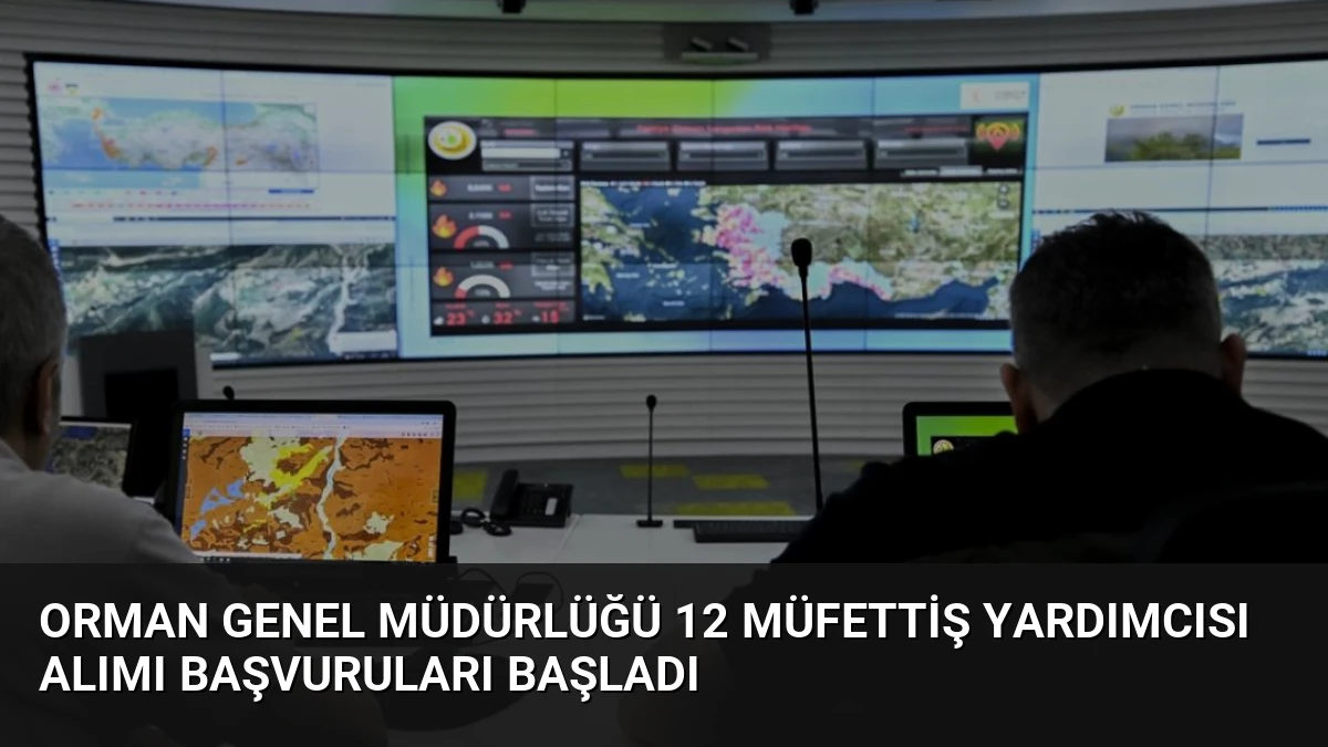 Orman Genel Müdürlüğü 12 Müfettiş Yardımcısı Alımı Başvuruları Başladı